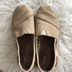 Toms Kids Linen Slip On with Toggle